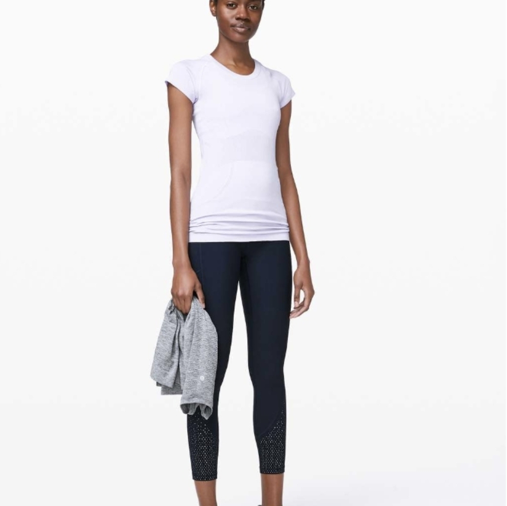Lululemon Tightest Stuff Compression Tight Leggings Size 6 True Navy W5BJZS EUC